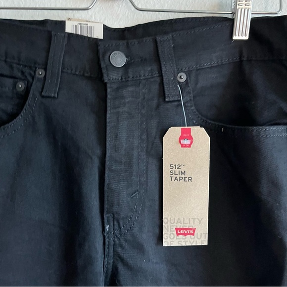 Levi’s 512 slim jeans black NWT - Picture 3 of 5